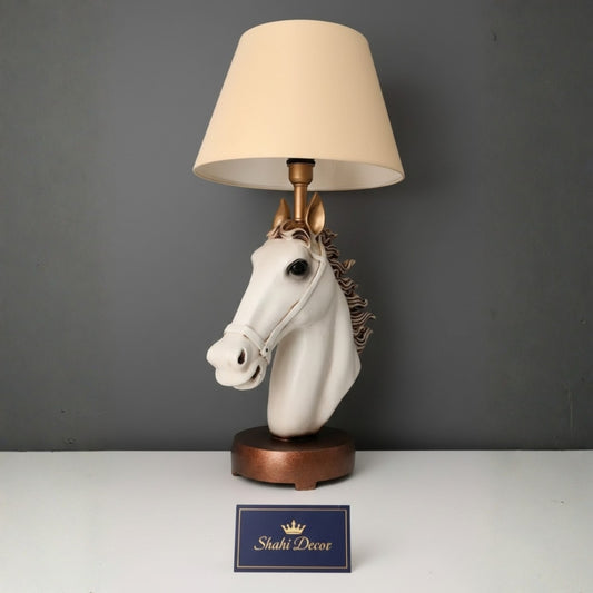 Naturalistic Horse Head Table Lamp