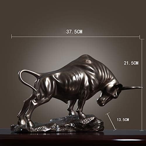 Premium Stock Market Bull Sculpture – Symbol of Power, Strength & Success