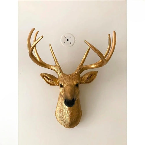 Golden Deer Wall Mount – Premium Home Décor